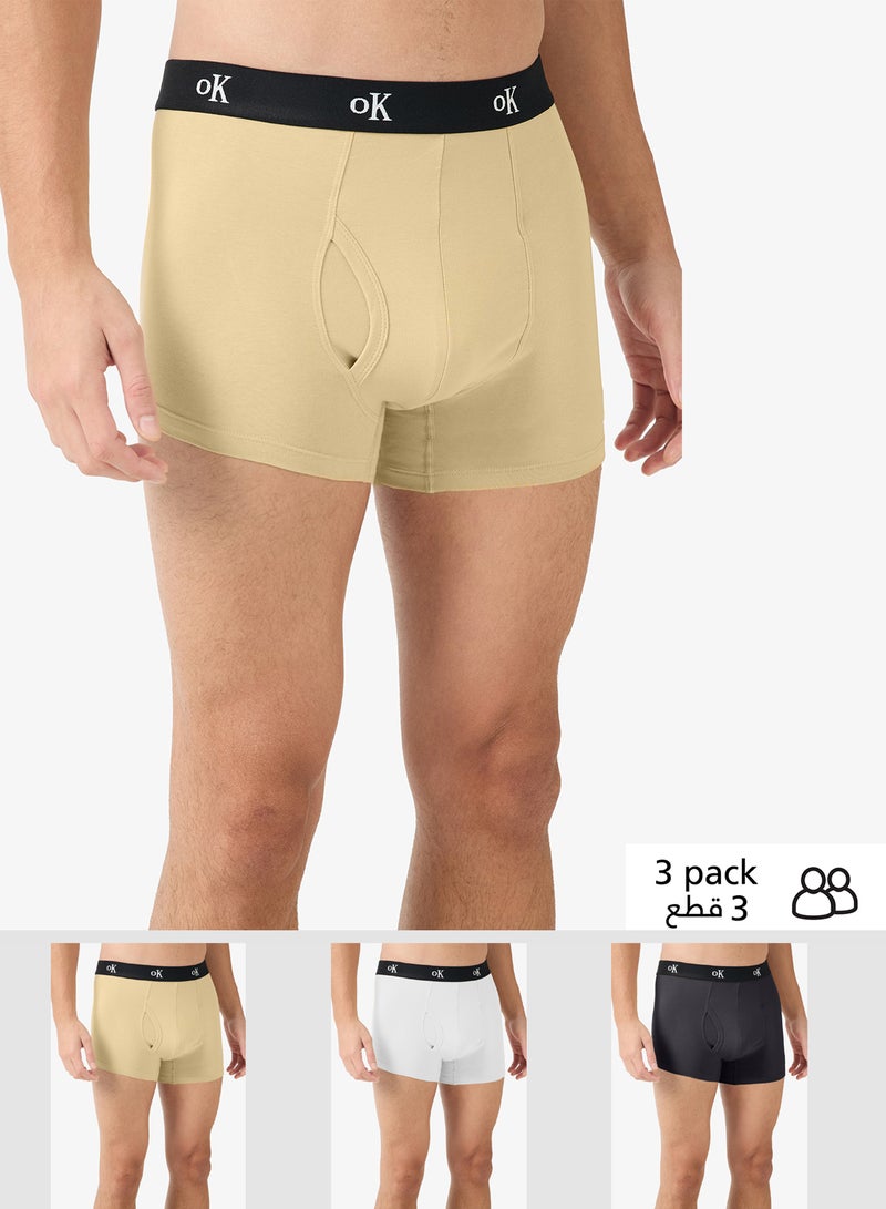 Seventy Five Basics Pack of 3 Boxer Briefs - Image 1